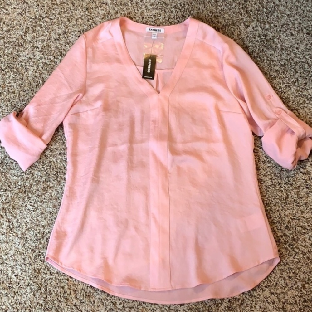 Express pink shirt